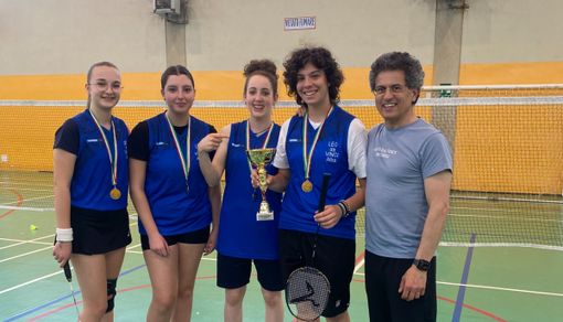 Liceo da Vinci di Alba  campione regionale di Badminton