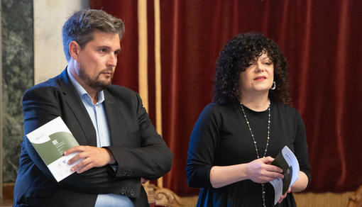 Alessandro Baudino e Paola Cialdella, direttori artistici del festival Modulazioni