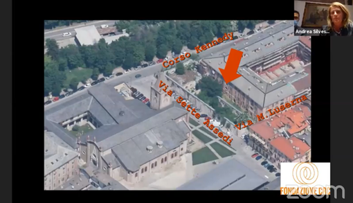 Una delle slides presentate dalla Fondazione CRC nel corso della commissione