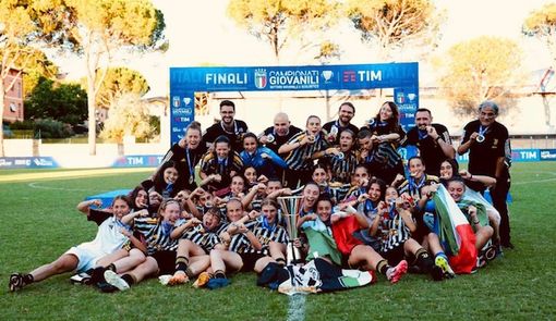 La Juventus Women U15 ha vinto lo Scudetto: due giovani cuneesi nella rosa bianconera