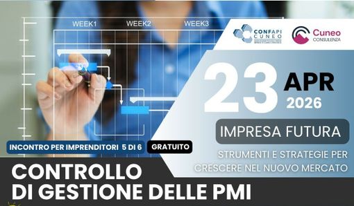 Controllo di gestione delle PMI: a Cuneo un incontro pratico per guidare l’impresa con i numeri Controllo di gestione delle PMI: a Cuneo un incontro pratico per guidare l’impresa con i numeri