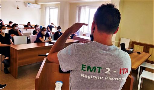 I sanitari dell'EMT2 in missione in Armenia I sanitari dell'EMT2 in missione in Armenia