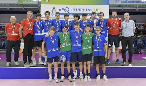 Volley maschile: quattro Fiöi Under 15 del Cuneo Volley sono vicecampioni AeQuilibrium TdT Cup 2024