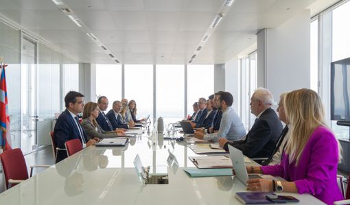 Prima riunione della Giunta Regionale al Grattacielo Piemonte