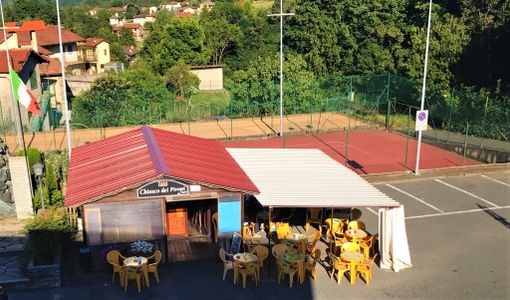 L'attuale chiosco in piazza Borgna