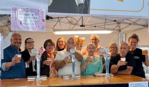 Prima spillatura alla Beertello Fest di Borgo San Dalmazzo