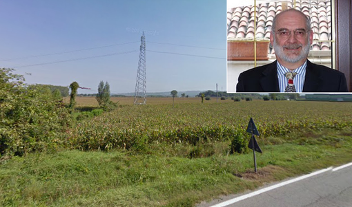 La zona La Bassa vista da Via Cherasco e, nel riquadro, Primo Pennone (© targatocn.it)