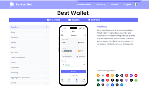Best Wallet lancia la presale di $BEST, il token nativo del portafoglio Best Wallet lancia la presale di $BEST, il token nativo del portafoglio