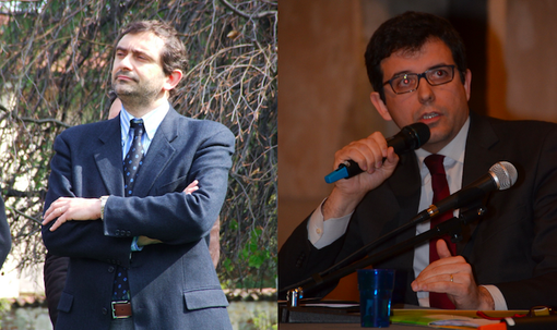 In foto i due candidati, Mondino a sinistra e Piola a destra