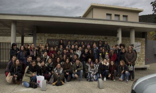 Allievi del Denina Pelicco al Lycée Roumanille di Nyons Allievi del Denina Pelicco al Lycée Roumanille di Nyons