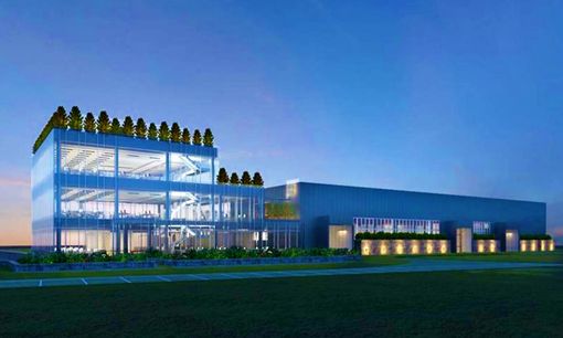 Il rendering del nuovo centro ricerca e sviluppo dell'ITT