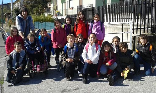 Gli alunni dell'Istituto comprensivo di Cervasca alla scoperta della natura e delle bellezze del territorio