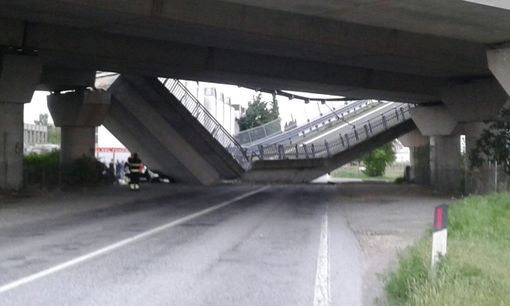 Viadotto crollato a Fossano: aperta un'inchiesta per disastro colposo