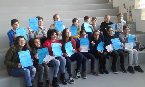 Ottimo piazzamento ai giochi matematici per l'Istituto comprensivo di Cuneo