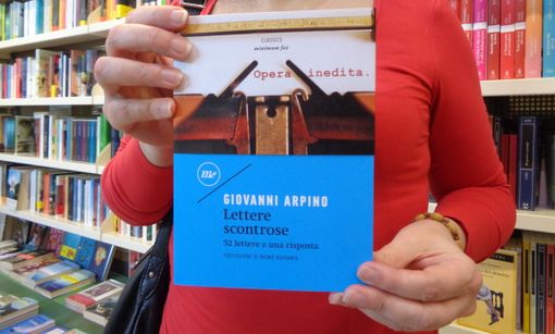La copertina della raccolta di lettere di Arpino