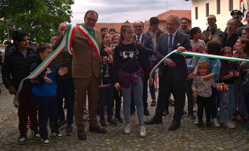 Inaugurato a Polonghera il nuovo parco giochi