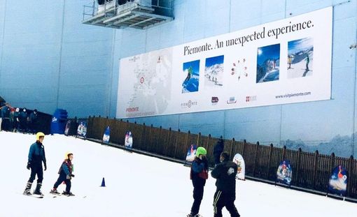 Le montagne del cuneese e del Piemonte promosse allo Ski Dome di Dubai durante l'Expo Le montagne del cuneese e del Piemonte promosse allo Ski Dome di Dubai durante l'Expo