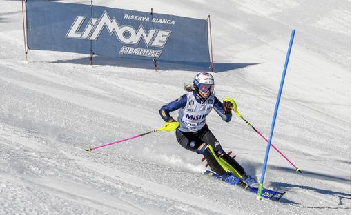 Per Marta Bassino allenamento sulle piste di Limone Piemonte Per Marta Bassino allenamento sulle piste di Limone Piemonte
