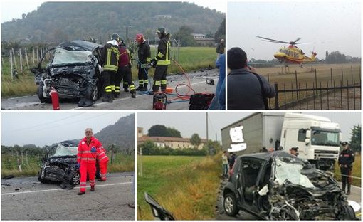 Le immagini del sinistro