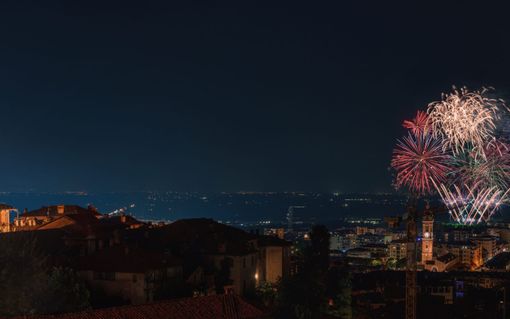 Saluzzo, fuochi di artificio di San Chiaffredo Saluzzo, fuochi di artificio di San Chiaffredo