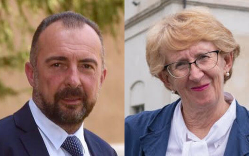 Da sinistra Ivo Beccaria e Piera Comba