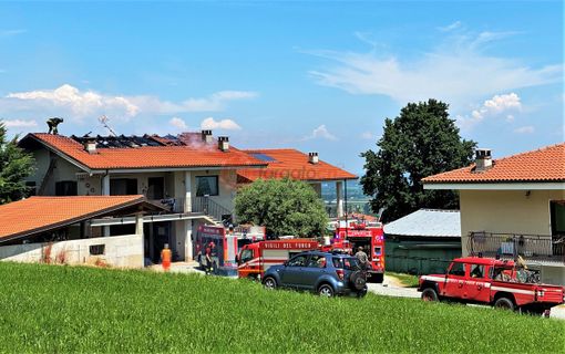 I Vigili del fuoco al lavoro a Envie