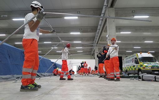 Terremoto in centro Italia: allestiti tre campi Anpas Piemonte