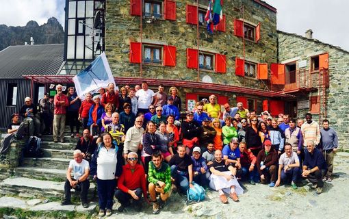 Il centro diurno Eta Beta del Monviso Solidale in escursione al Rifugio Quintino Sella