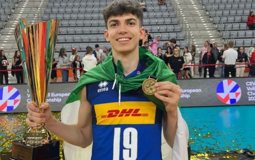 Volley: orgoglio Monge Gerbaudo Savigliano, Daniele Mellano campione d'Europa con l'Italia Under 22