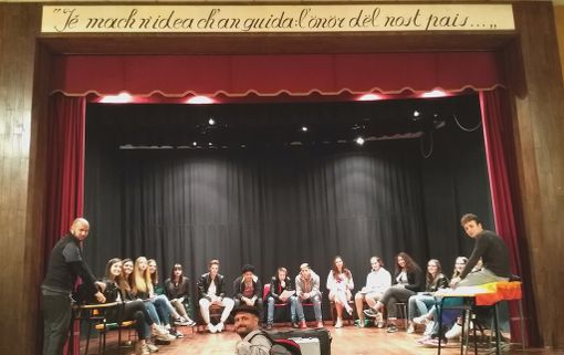 “La Masca ed il Cacciatore” Il cortometraggio realizzato dai giovani dell'Unione Montana Mondolè