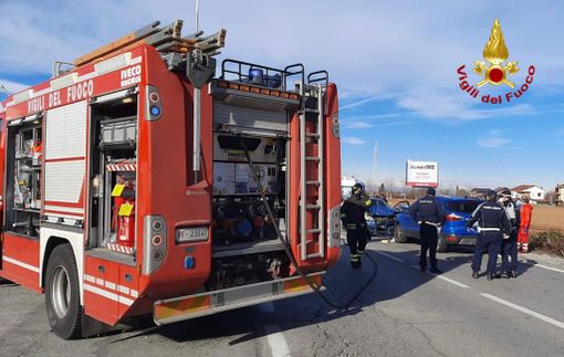 Madonna dell’Olmo: chiusa per un incidente la Provinciale per Busca Madonna dell’Olmo: chiusa per un incidente la Provinciale per Busca