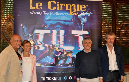 Giampiero Garelli e Riccardo Forte durante la presentazione albese col sindaco Bo e l'assessore Boffa