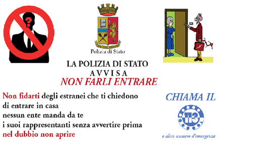 Il volantino della campagna