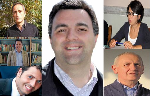 La Giunta annunciata da Paolo Magnino. Al centro il sindaco