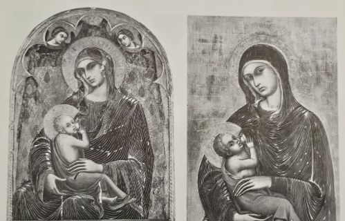 Alba riceve in dono la Madonna che allatta il Bambino del Barnaba