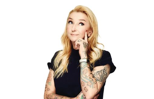 La speaker di Radio Deejay La Pina, che da anni svolge una precisa e appassionata narrazione del mondo del tartufo La speaker di Radio Deejay La Pina, che da anni svolge una precisa e appassionata narrazione del mondo del tartufo