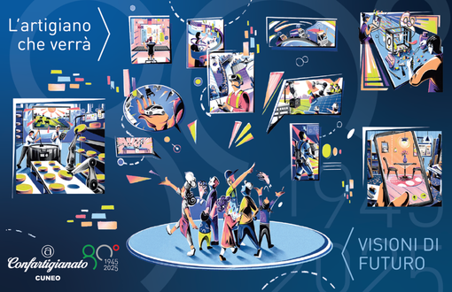 “L’artigianato che verrà”, il tema dell'opera donata ai sindaci dei comuni che corrispondono alle dodici zone di Confartigianato Cuneo “L’artigianato che verrà”, il tema dell'opera donata ai sindaci dei comuni che corrispondono alle dodici zone di Confartigianato Cuneo