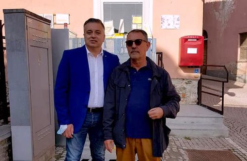 Valderico Berardo insieme al vicepresidente del Consiglio regionale Franco Graglia