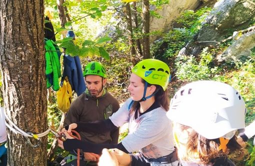 Weekend a Finale Ligure per i nuovi climbers del Cai di Cuneo
