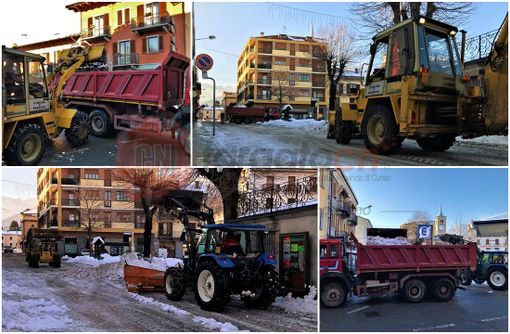 Le operazioni di sgombero neve Le operazioni di sgombero neve