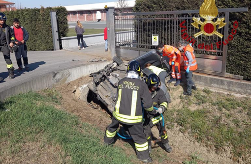 La scena dell'incidente