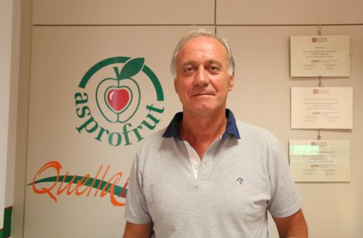 Domenico Sacchetto, presidente di Asprofrut Piemonte con sede a Lagnasco