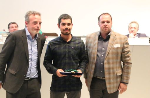 La consegna della borsa di studio