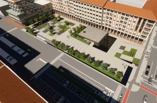 Il nuovo assetto di piazza Europa Il nuovo assetto di piazza Europa