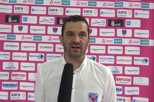 L'allenatore della Bam Mondovì Claudio Basso
