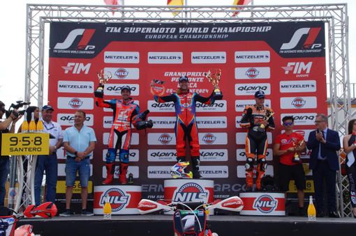 Podio S1G, da destra Sammartin.Schmidt-Cortes, foto diemme