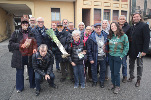 Qualche momento delle visite guidate e della Fiera del Porro di Cervere