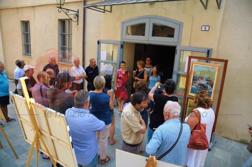 L'inaugurazione della mostra