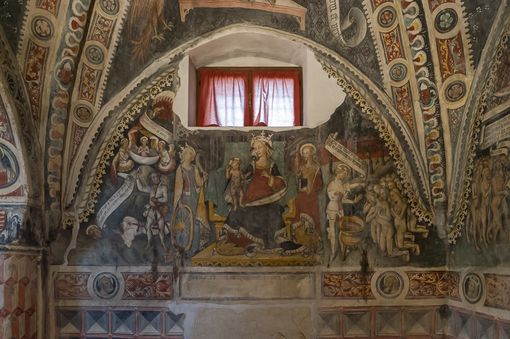 Affreschi della Parrocchiale di Villar San Costanzo