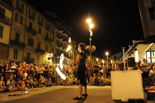 Saluzzo, una immagine della notte barocca di edizione passata